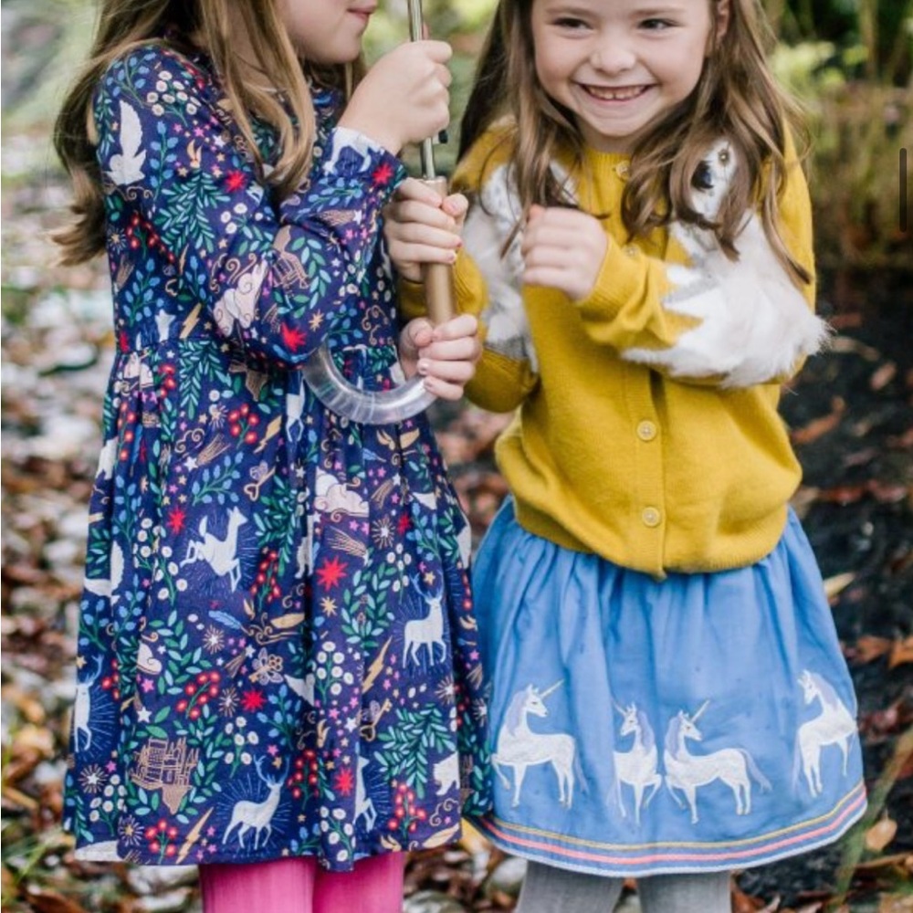 Mini Boden Harry Potter Forbidden Forest Dress 🏰